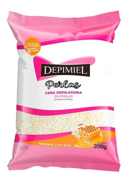 Cera Depilatoria Natural Sistema Español Depimiel X 200grs 0