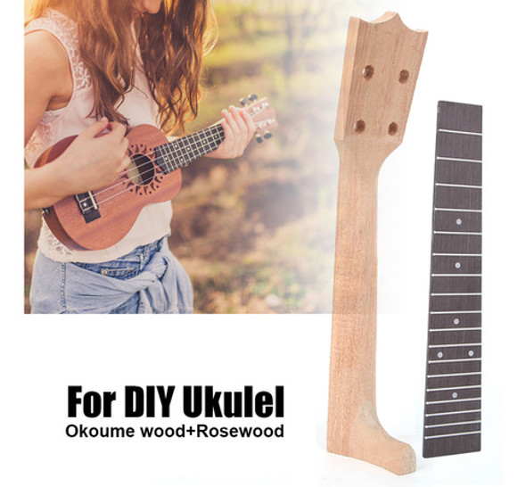 Acessórios De Ukulele, Pescoço, Madeira De Okoume, Escala De 1
