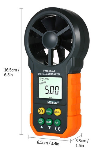 Anemômetro De Pesca Cfm, Medidor De Vento, Medidor 1