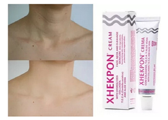 Crema Xhekpon Con Colágeno Contra Flacidez Arrugas 0