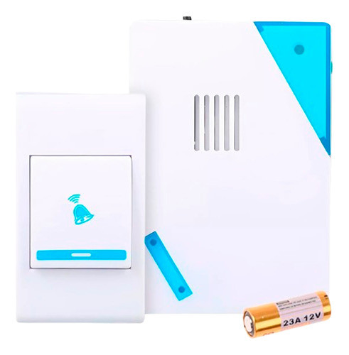 Timbre De Puerta Inalambrico Con Control Remoto 0