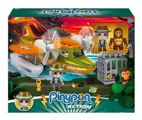 Pinypon Action Wild Hidroavion Figuras Accs Orig Recoleta 0