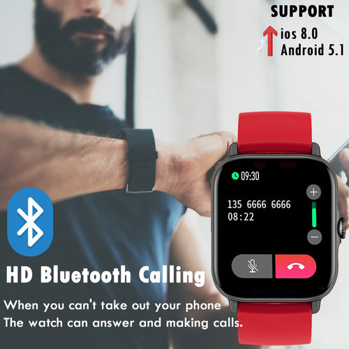 Reloj Inteligente Bluetooth Para Mujeres Y Hombres, Rastrea. 1