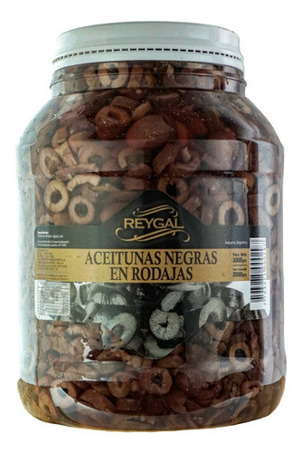 Aceitunas Negras En Rodajas Reygal - 2kg 0
