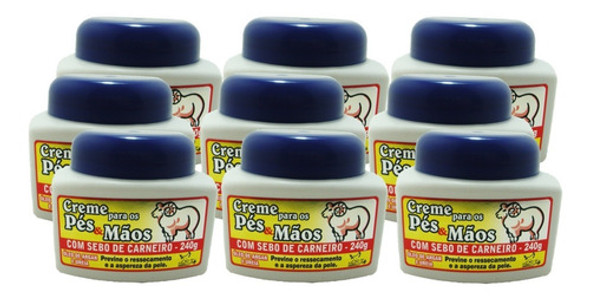 Creme P/ Pés E Mãos Com Sebo De Carnero C/argan C/12 Unid 1