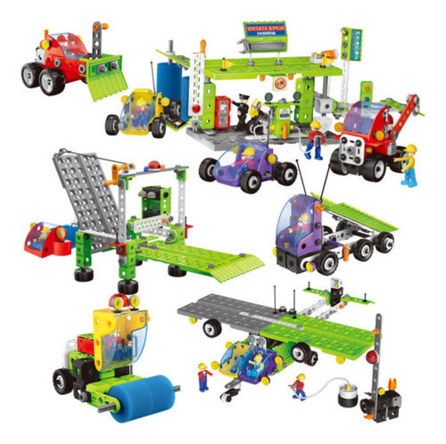 Juego De Encatre Estaicion 10 En 1 Para Niños 340 Pcs- Steam 0
