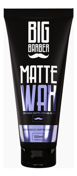 Cera Capilar Matte Wax Big Barber 120g Seca Atacado 12 Unida 1