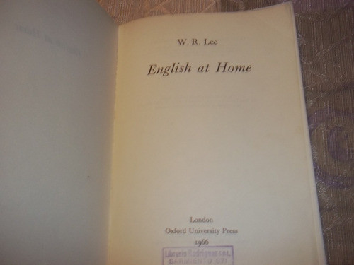 English At Home - W. R. Lee 1