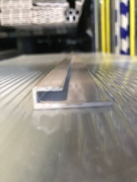 Perfil De Aluminio J Blanco - Largo X 6 Metros 1