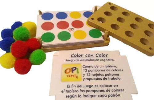 Juego De Estimulacion Orden Color Motricidad Color Con Colo 0