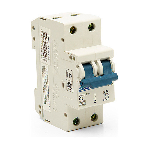 Llave Térmica Din Superlimit 2p 6a 6ka 1