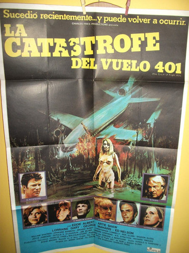 Poster Pelicula * La Catastrofe Del Vuelo 401 * Año 1978 0