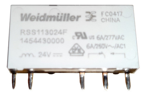 Rele Weidmuller Rrs113024f 6a/250v 0