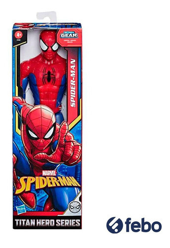 Figura Articulada Accion Hasbro Marvel Spider Man 30cm Febo 1