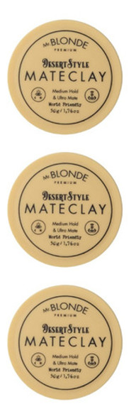 Pomada Matte Barbería X50 Gr Mr.blonde X 3 U. Nueva 0 Pomada Matte Barbería X50 Gr Mr.blonde X 3 U. Nueva 0