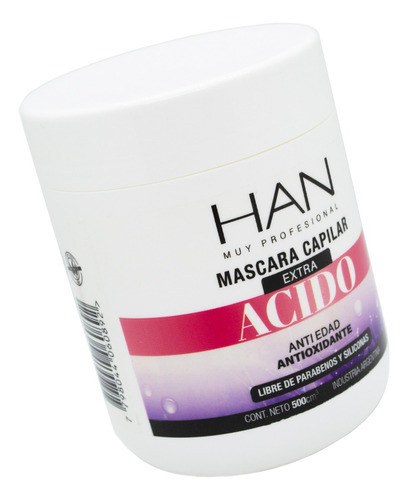 Han Extra Acido Mascara Antioxidante Anti Edad Pelo Grande 1