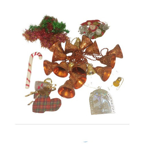 Lote 8 Adornos Para Arbol Navidad 1