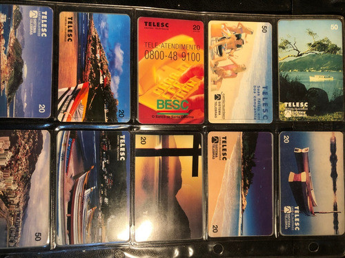 74 Cartões Telefônicos Da Telesc - Coleção 1