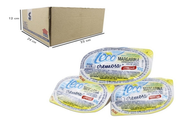 Kit Margarina  Sache 10g C/ Sal Cx192 Unidades ( 02caixas) 1
