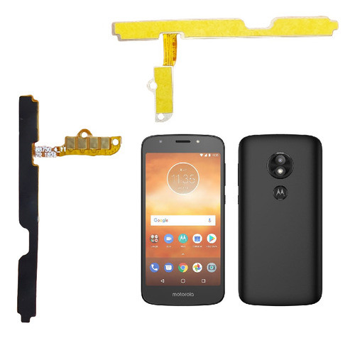 Flex Power Encendido On Off Volumen Para Motorola E5 Play Go 0