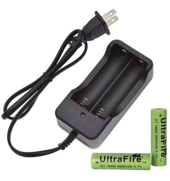 Cargador Universal Para Pilas 2x 18650 + 2 Pilas 3.7v 8800ma 0