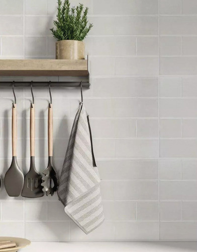 Ceramica Lourdes Subway Blanco Revestimiento 31x53 1ra 1