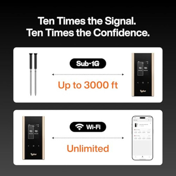 Sync Gold - Termómetro Digital Inalámbrico Para 1