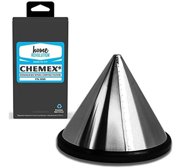 Home Revolucion Reutilizables Cono De Acero Inoxidable Filt 0 Home Revolucion Reutilizables Cono De Acero Inoxidable Filt 0