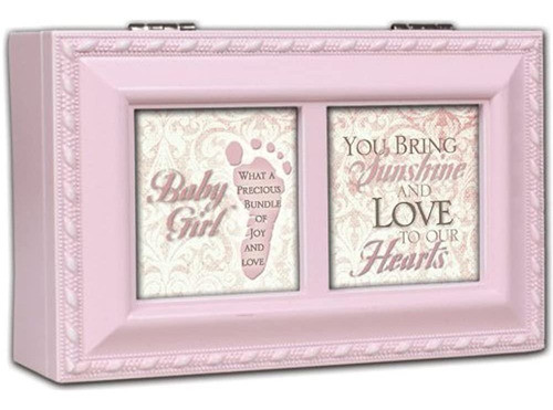 Cottage Garden Baby Girl Distressed Pink Petite Caja De Mus 0
