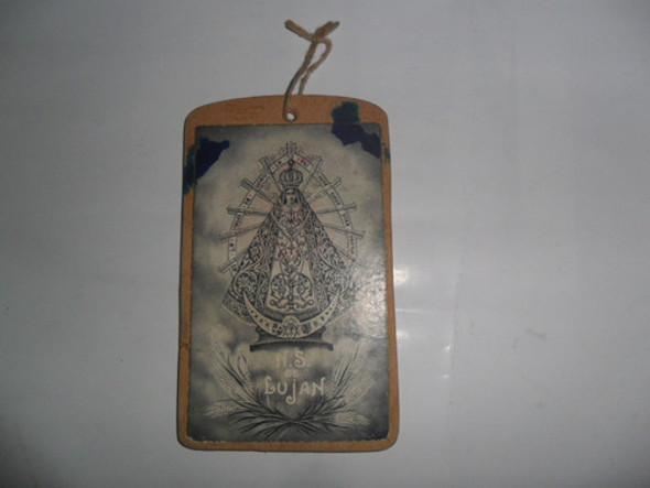 Virgen Nuestra Señora De Lujan Antigua Estampita Religiosa 0