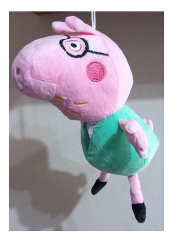 Muñeco Peluche Suave Papá Cerdito De Peppa Pig De 20cm Soft 1