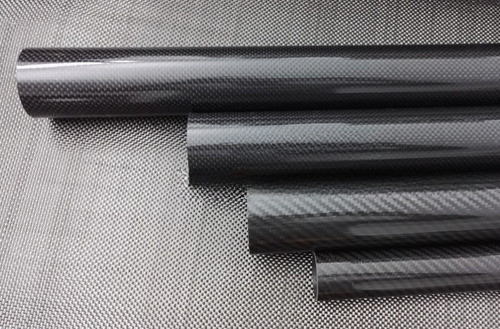 Rollo Envuelto Alta Calidad 3k Fibra De Carbono Tubo 27 Mm * 0