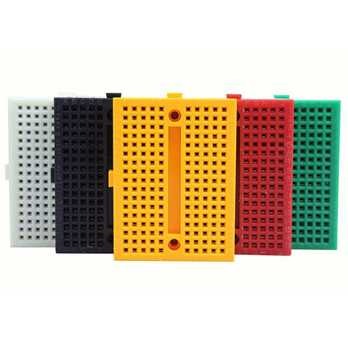 Kit 3x Pcs Mini Protoboard Com 170 Pontos - Várias Cores 1