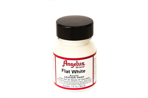 Angelus Pintura Acrilica Para Cuero Flat White 29.5ml 0