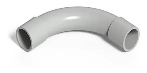 Curva Conector Pvc 22mm Caño Rigido Corrugado Genrod 0