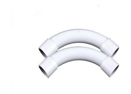 Curva Conector Pvc 22mm Caño Rigido Corrugado Genrod 1