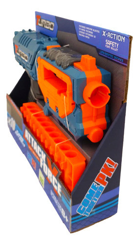 Pistola Attack Force Turbo Lanza Dardos 1