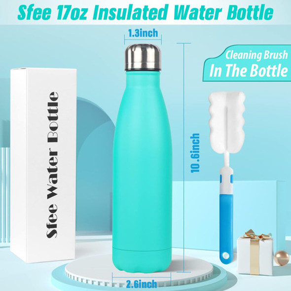 Sfee Botella Agua Acero Inoxidable 17 Onzas 1