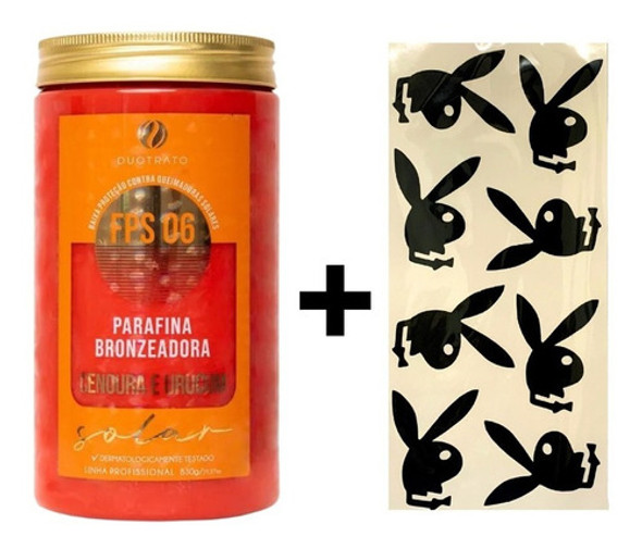 Kit Parafina Bronzeadora Profissional Cenoura E Urucum 830g 0