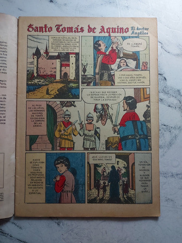 Antiguo Comic Vidas Ejemplares Santo Tomas De Aquino Ian1112 1
