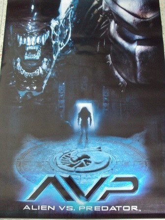 Poster Original De La Pelicula Aliens Vs Predator. 0