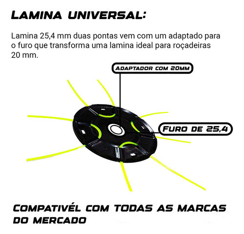 Carretel Roçadeira Universal 4 Fios De Nylon Multimarcas 1
