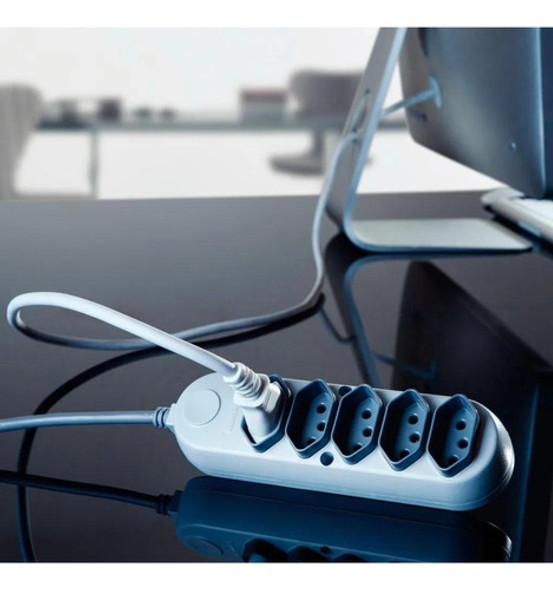 Extensão 5 Tomadas 110v 220v 1,5m Tramontina Original 250v 1