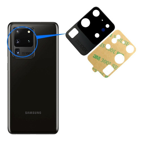 Vidrio Lente De Camara Para Samsung G988 S20 Ultra 0