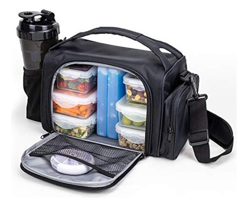 Fiambrera Aislada Para Preparación De Comidas Con 6 Recipien 1