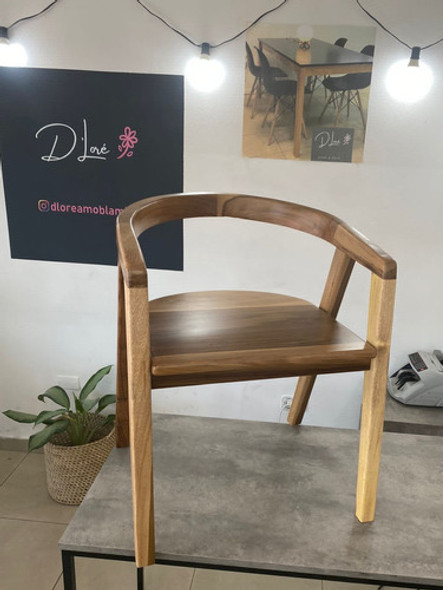 Silla Teka Madera Maciza Petiribi 1