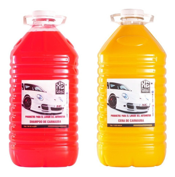 Shampoo Carnauba ,cera Carnauba Combo  Xe Full Wash 5 Lts 0