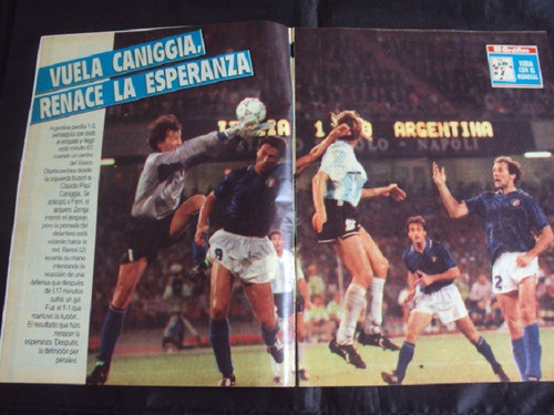 Revista El Grafico Extra - Argentina Italia - Mundial '90 1