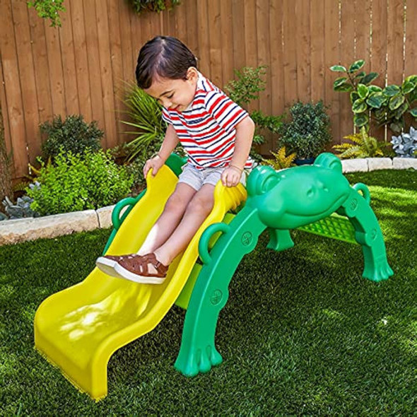 Kidkraft Hop & Slide Frog Escalador Para Niños Pequeños Para 1