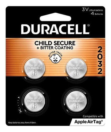 Baterias Duracell Cr2032 Litio 3v Pack  X 4u 0